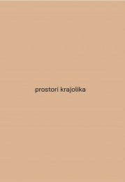 Prostori krajolika : koncepcijska izložba = Landscape spaces : conceptual exhibition